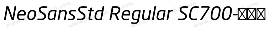 NeoSansStd Regular SC700字体转换
